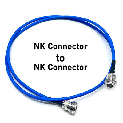 NK Konektor do NK Konektor Niebieski koaksjalny kabel RF cały miedziany Wysokiej temperatury Wysokiej częstotliwości komunikacja sygnał męski
