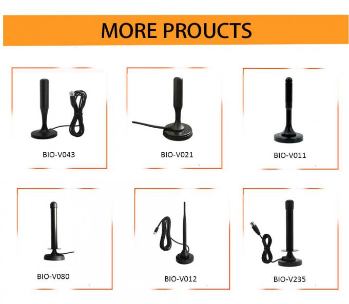 120-milowe anteny telewizyjne o wysokim zysku Kabel koncentryczny z polaryzacją liniową UHF HDTV Cyfrowa antena telewizyjna 10