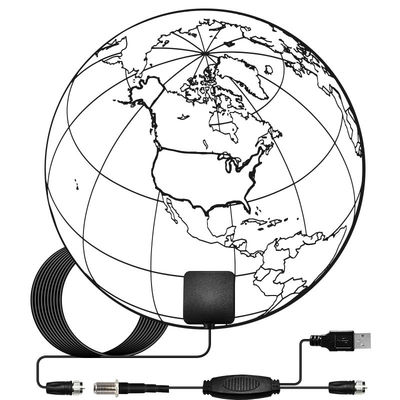 Globalna cyfrowa wewnętrzna antena zewnętrzna Hdtv 20dB Impedancja 75 Ohm