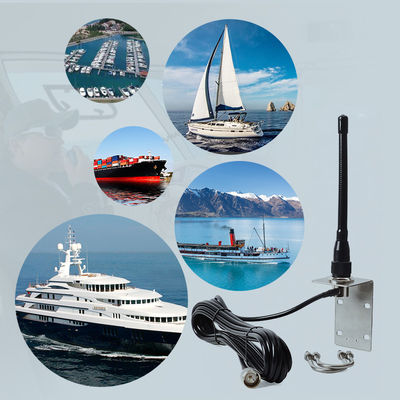 Stubby VHF Marine Antenna Aerial 156-163Mhz Walkie-talkie Antenny dla Łodzi Pontoon Żaglowiec Jacht Radio morski