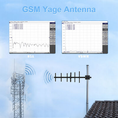 GSM Yagi Antenna 9dBi Wysoki zysk zewnętrzny 3G 4G Yagi Antenna Polaryzacja pionowa/horyzontalna dla wzmacniania sygnału komórkowego