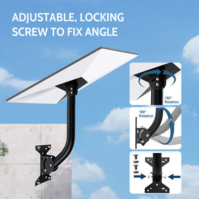 Gen 3 Starlink Mount Regulowalny zestaw montażu ścian/dachów Rustproof Weatherproof Bracket Model Adaptor Rurowy