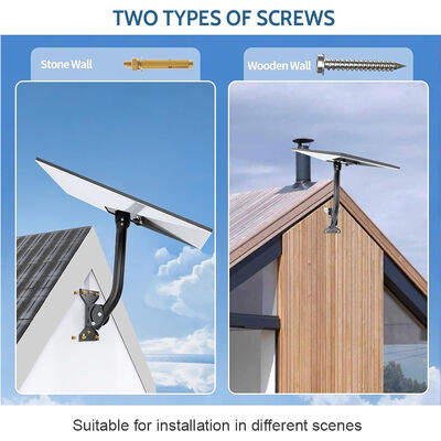 Gen 3 Starlink Mount Regulowalny zestaw montażu ścian/dachów Rustproof Weatherproof Bracket Model Adaptor Rurowy