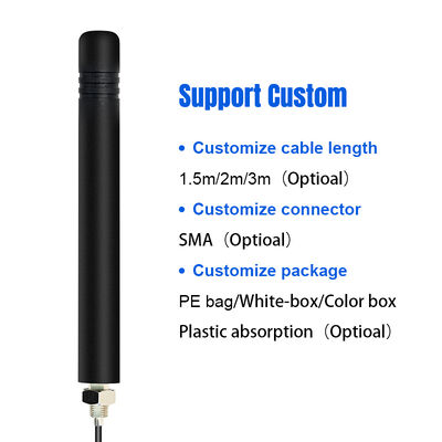 Nowy projekt zewnętrzny IP68 wodoodporny skrut montażu szafy anteny wysokiego wzrostu 5G 4G LTE GSM 3G Full Band Omni komórkowa antena gumy