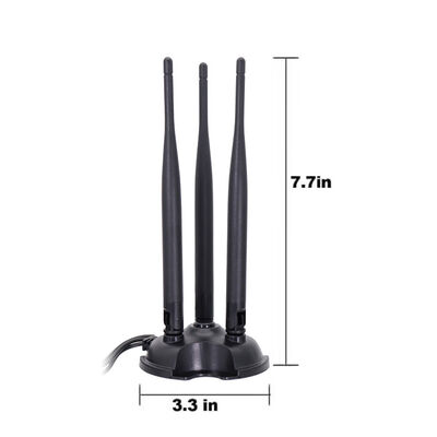 Antena WiFi dwuzakresowa 2,4G 5,8G Omni o wysokim zysku, antena Omni 8dBi do routera WiFi i karty sieciowej bezprzewodowej
