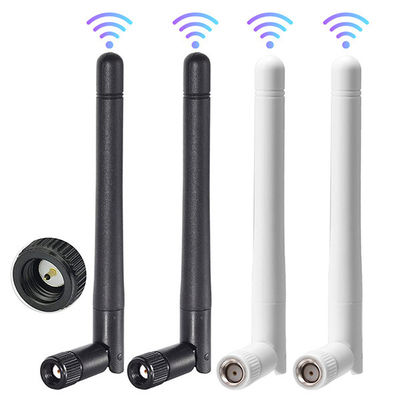 Dwuzakresowa antena wifi 2.4GHz 5.8GHz gumowe anteny do komunikacji bezprzewodowej z kątową anteną męską 3dBi SMA