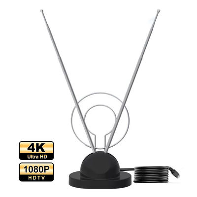 Wewnętrzne anteny telewizyjne o dużym zwiększeniu częstotliwości hf/vhf/uhf Antenna wielopasmowa 4k darmowa cyfrowa teleskopiczna wzmacniacz sygnału lotniczego cyfrowa antenka telewizyjna domowa