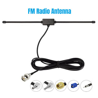 Antena dipolowa do radia samochodowego/kampera o szerokim paśmie od 20 MHz do 1300 MHz, z męskim złączem BNC, do skanerów radiowych Uniden Bearcat Whistler